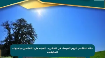 حالة الطقس اليوم الأربعاء في المغرب.. تعرف على التفاصيل والأجواء المتوقعة